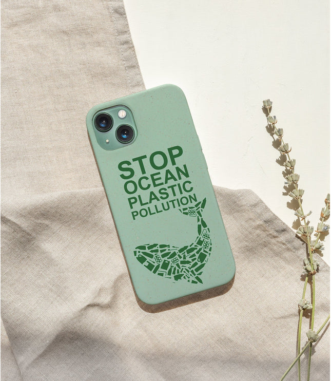 Ocean Whale Mint - iPhone Case