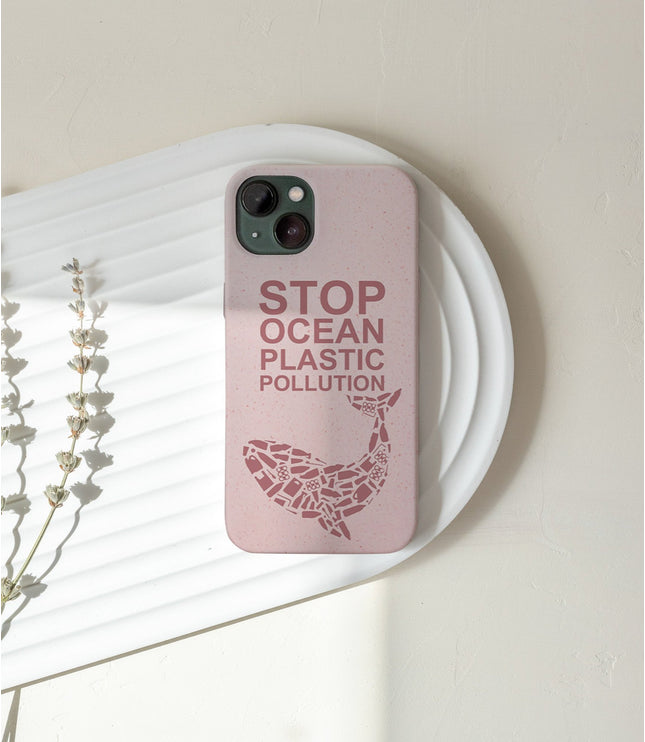Ocean Whale Blush - iPhone Case